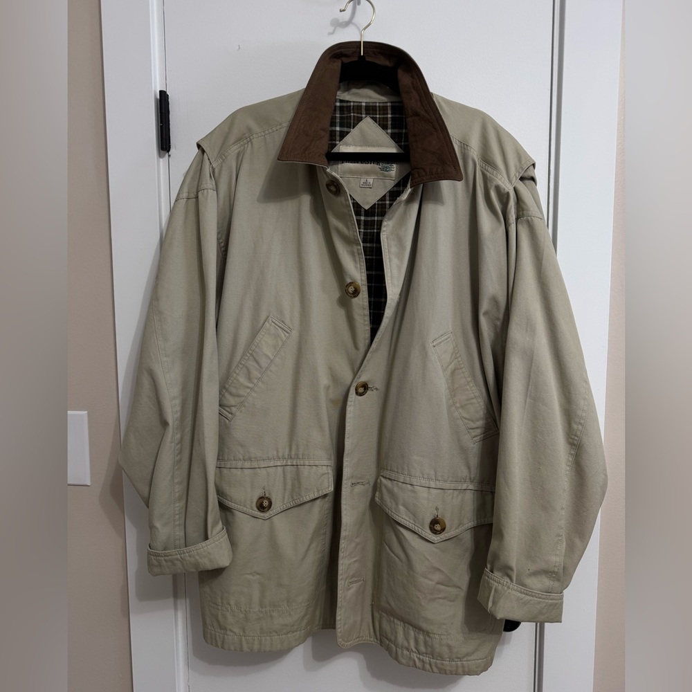 Fieldmaster by Sears Field Jacket - Cotton Shell Plaid Flannel Lining - Size L
